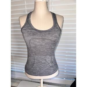 Lululemon Women’s Gray Swiftly Tech Racerback 
Tank Top Shirt Size 6